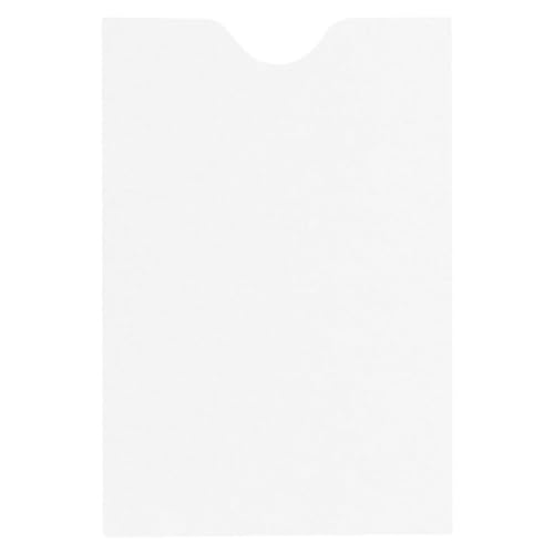LUXPaper RFID Blocking Credit Card Sleeves | SecureShield | 2 3/8" x 3 1/2" | White | 32lb. Text | 50 Qty - color: White - SecureShield, size: 50 Qty.