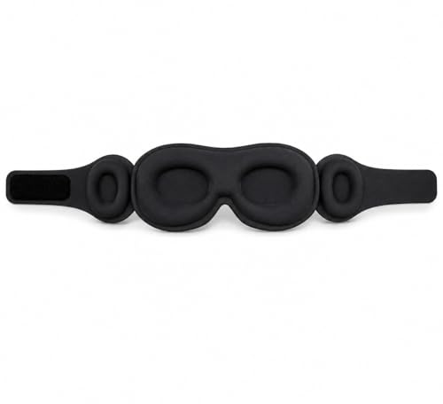 Blackout Sleep Mask with Ear Covers for Travel & Everyday Rest