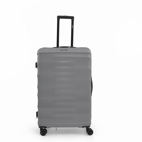 DUKAP RAV 28-Inch Large Hardside Spinner Luggage Durable Zippered Silver - size: 28 Inch