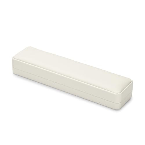 Oirlv Creamy White Long Necklace Box - color: Creamy-white, size: Long Chain Box