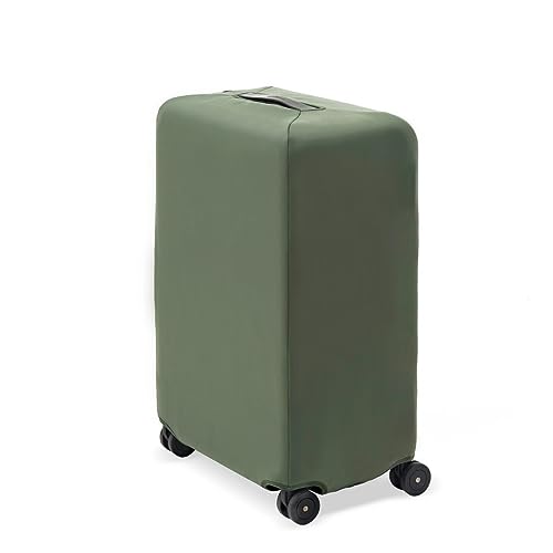 FPM MILANO Neoprene Luggage Cover for Bank Light Spinner 68 Medium Check-In Suitcase Protector Durable Zippered Travel Cover with Handle Access - Olive Green - size: 68 Cover