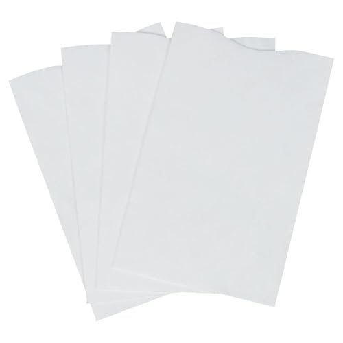 LUXPaper Tyvek Credit Card Sleeves | 2 1/4" x 3 1/2" | White | 14lb. Text | 50 Qty - color: White Tyvek, size: 50 Qty.