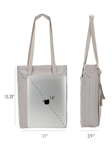 FASTFAIRY Tote Bag Backpack 2 in 1,Waterproof, holds 14" laptop