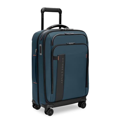 Briggs & Riley ZDX Essential Softside Carry-On Spinner, Ocean - color: Ocean, size: 22" Carry-On