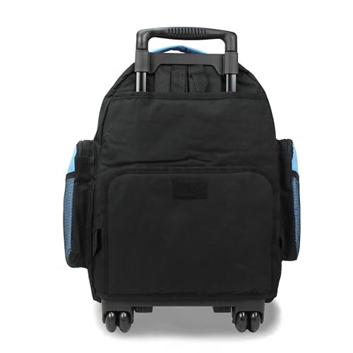 World Traveler Transworld 22-Inch Carry-On Rolling Backpack - SkyBlue - color: Skyblue