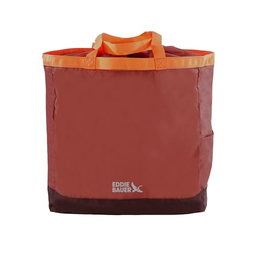 Eddie Bauer Stowaway Packable Tote Bag - color: Maroon