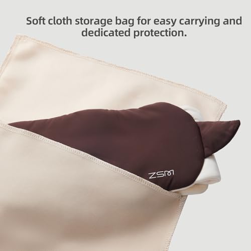 Coffee Sheep Sleep Mask Soft Comfortable Blackout Sleeping Eye Mask - color: Coffee