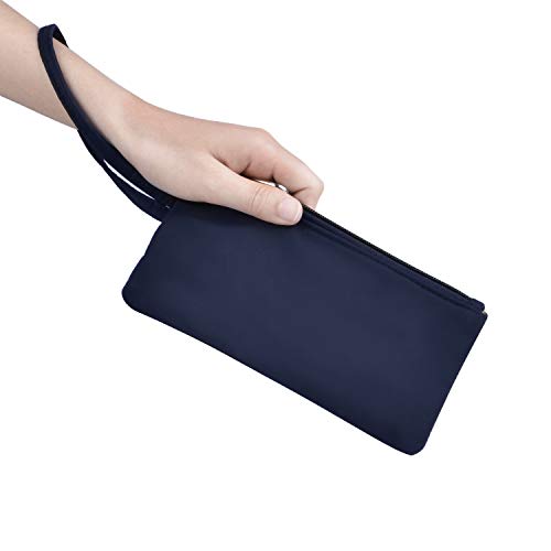 Crossbody Bag for Women Waterproof Shoulder Bag Multi Pockets Nylon Purse - color: Navy Blue-rfid-s