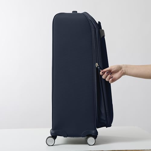 Samsonite Elevation Plus 30-Inch Large Checked Luggage - Expandable Softside Spinner Suitcase - Midnight Blue - color: Midnight Blue, size: Large