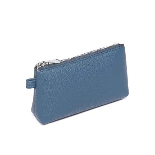 Small Makeup Bag for Purse, Leather Cosmetic (Brussels Sprouts) - color: PU/Brussels Sprouts