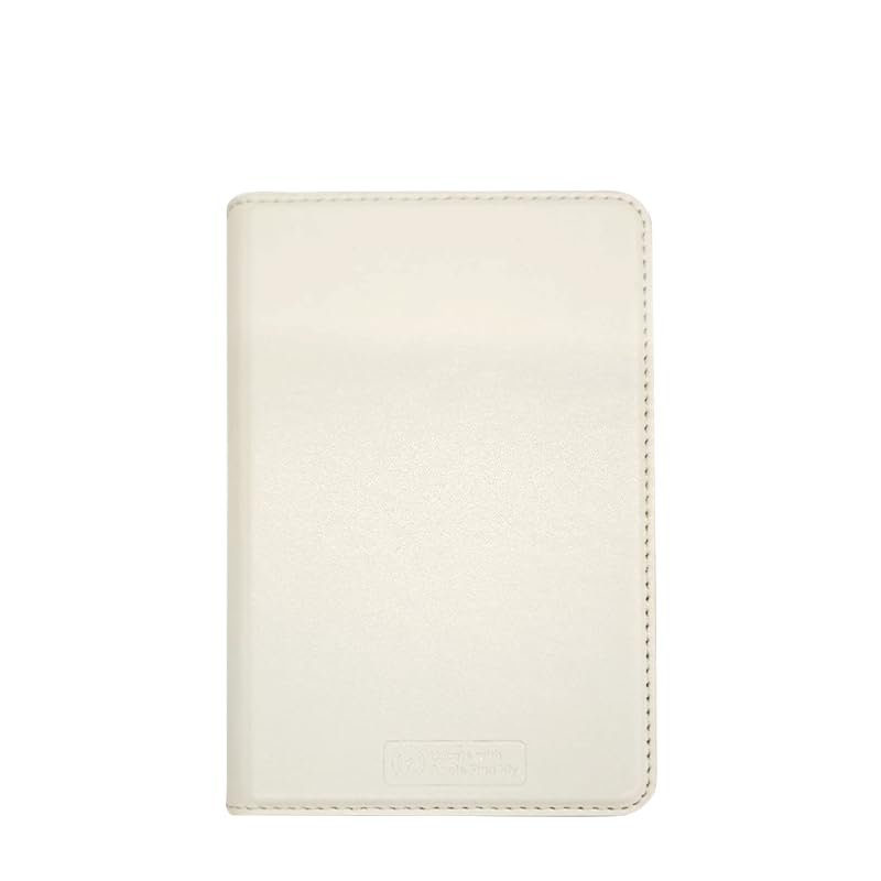 Smart Passport Holder with Built-in Wireless Tracker – MFi Certified – Compatible with Apple Find My – Travel Wallet with Card Slots, Boarding Pass Pocket & SIM Storage – PU Leather (Milky White) - color: Milky White