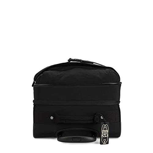 Kipling Spontaneous Softside Spinner Wheel Luggage, Integrated TSA Accepted Lock, Black Noir, Checked-Medium 26,KI6918 - color: Black Noir, size: Medium