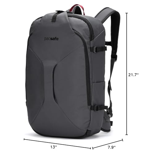 Pacsafe EXP45 Anti-Theft Carry-On Travel Pack, Slate - color: Slate