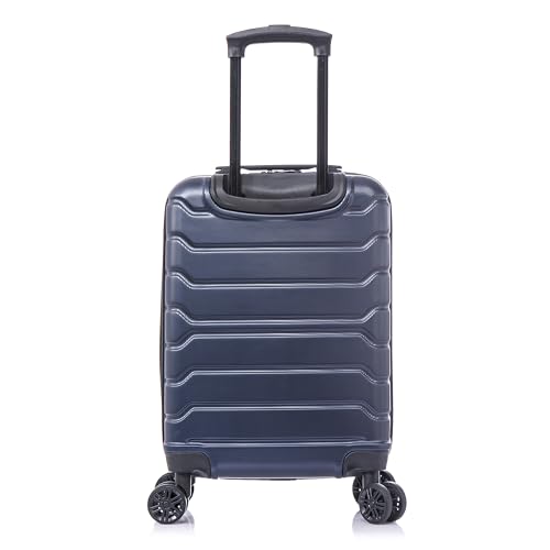 InUSA TREND Luggage with Spinner Wheels | Durable Lightweight Hardshell Suitcase, Travel bag with Handle and Trolley, 20-Inch Carry On Small Luggage | Blue - color: Blue, size: 20 Inch