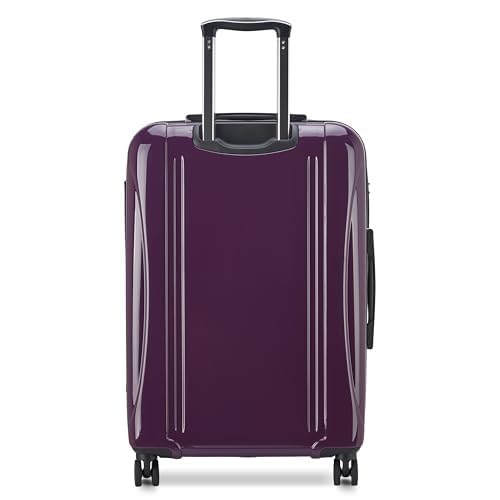 DELSEY Paris Helium Aero, 24 Inch Checked-Medium Luggage, Plum - color: Plum, size: Checked-Medium 24 Inch