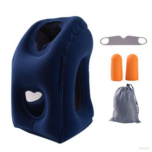 Neck Pillow Airplane Pillow for Long Flight,airplanesleep Support,Airplane Sleeping Support, Inflatable Pillow for Flights, Travel Essentials Neck Pillows for Airplanes