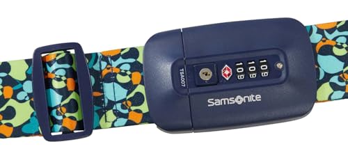 Samsonite - TSA Lock Luggage Strap, Colorwave, Luggage strap with TSA lock - color: Colorwave