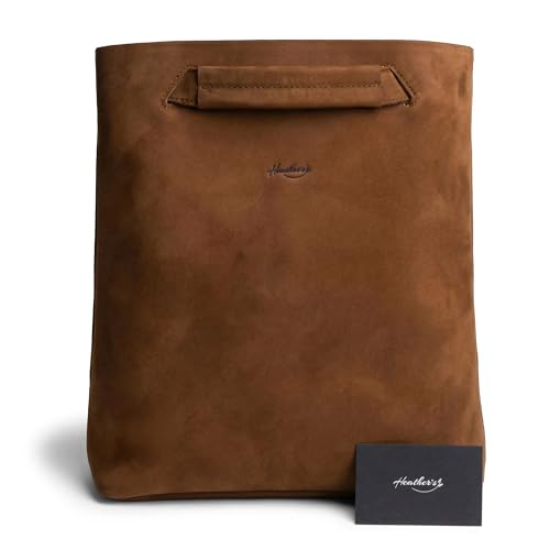 Heather's, Convertible Backpack to Shoulder Bag, Spacious Crossbody for Women, Squared Purse, Full Grain Leather, Handmade - color: Swayze Suede