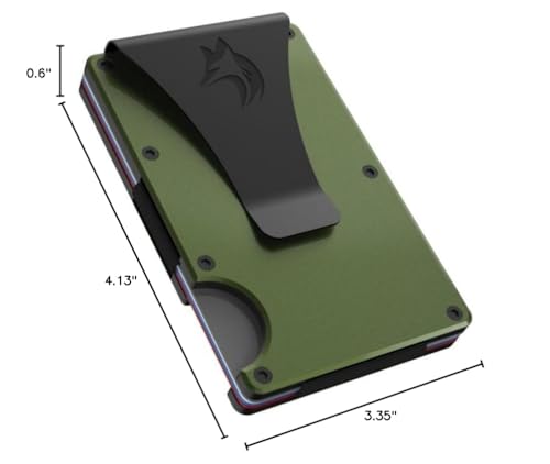 TRAVELINGO Slim RFID Blocking Wallet For Men - Light Weight, Durable & Compact- Minimalist Wallet With Money Clip (Green) - color: Green