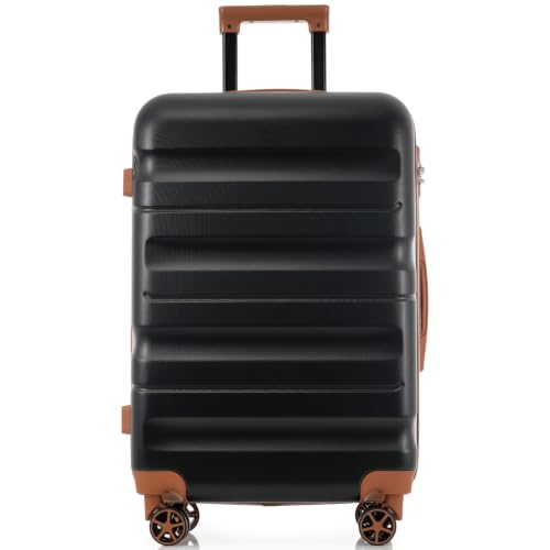 6-Piece ABS Hardshell Luggage Set with Dual Spinner Wheels and Carry-On