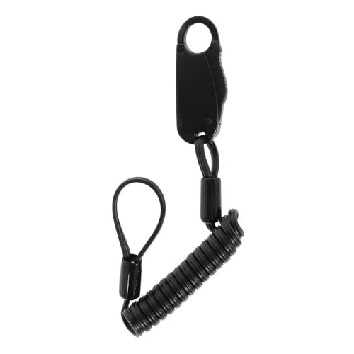 CROPS Q-BIRO Bike Lock Cable, 3 ft, Black, Shape-Memory Cable Lock - color: Black, size: 3ft Long