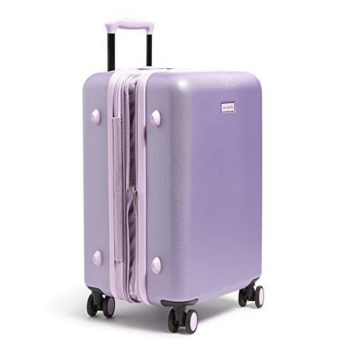Vera Bradley Women's Hardside Rolling Suitcase Luggage, Purple Shimmer, 22" Carry On, 26" Check In, & 29" Check In - color: Purple Shimmer