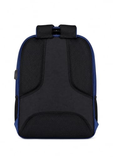MYGOO 29L Laptop Backpack, Water-Resistant Travel Backpack with USB Charging Port, Anti-Theft Computer Bag for Men and Women, Fits 17-Inch Laptop, College, Work and Daily Commute, Blue - color: Blue