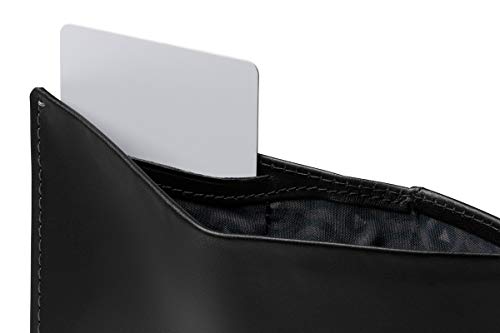Bellroy Note Wallet (Slim Leather Bifold Design, RFID Blocking, Holds 4-11 Cards, Coin Pouch, Flat Note Section) - color: Black