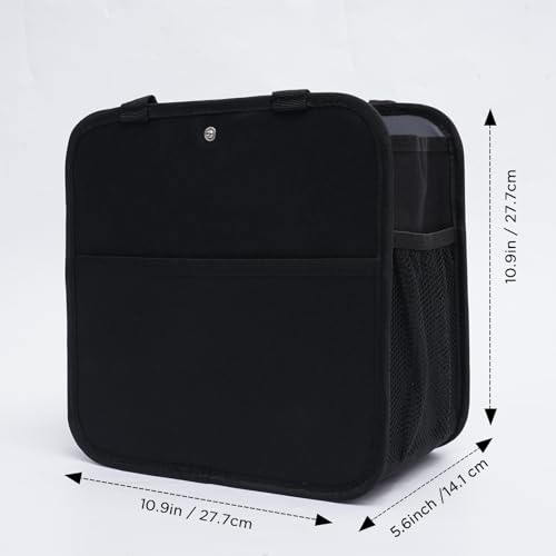 Large Luggage Travel Cup Holder for Suitcase Travel Drink Carrier Caddy | with Big Storage Compartment, Hands-Free Oversized Travel Organizer