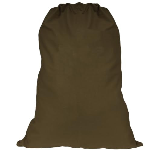 Rothco Barracks Bag, Heavyweight Cotton Canvas, Olive Drab, 24" x 32" - color: Olive Drab, size: 24" x 32"
