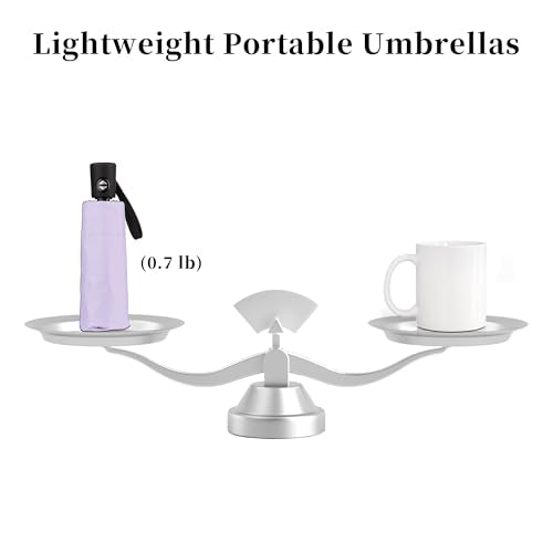 Automatic Mini Travel Umbrellas for Rain/Sun, Small Lightweight Folding Auto Open/Close Windproof Compact Umbrellas for Women Men, Fits Car & Backpack - color: Purple