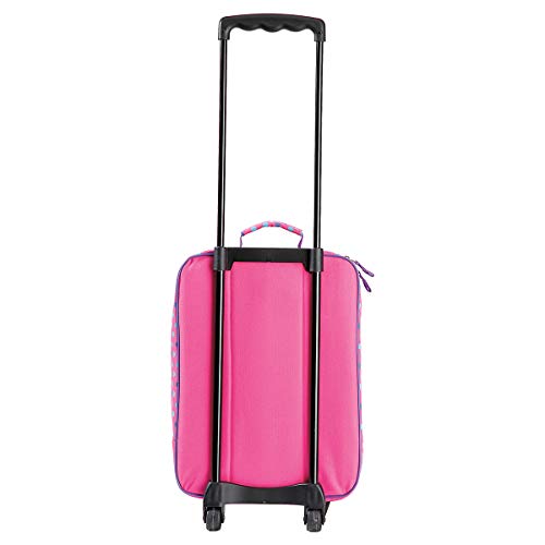 Lillian Vernon Personalized Kids Suitcases for Girls, 5-Pocket 3-D Butterfly Design Rolling Luggage Set, Customizable Travel Carrier on Wheels - color: Butterfly