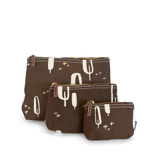 MAIKA Recycled Canvas Travel Pouch - color: Olivos, size: Large