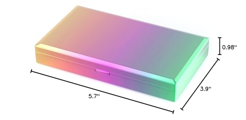 WEIGHTMAN Shiny Digital Gram Scale 200g x 0.01g, Chrome Rainbow Mini Scale - color: Multicolored