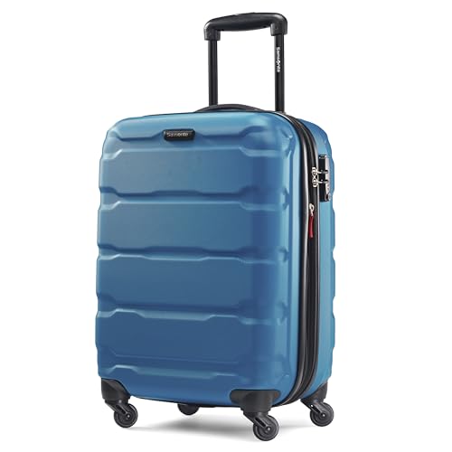 Samsonite Omni PC Hardside Expandable Luggage with Spinner Wheels, Adriatic Blue, 2-Piece Set (20/28) - color: Adriatic Blue, size: 2-Piece Set (20/28)