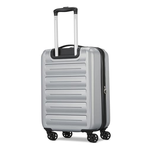 American Tourister Westridge Hardside Luggage Set with Spinner Wheels, Silver, Carry-On - color: Silver, size: 20-Inch Carry-On