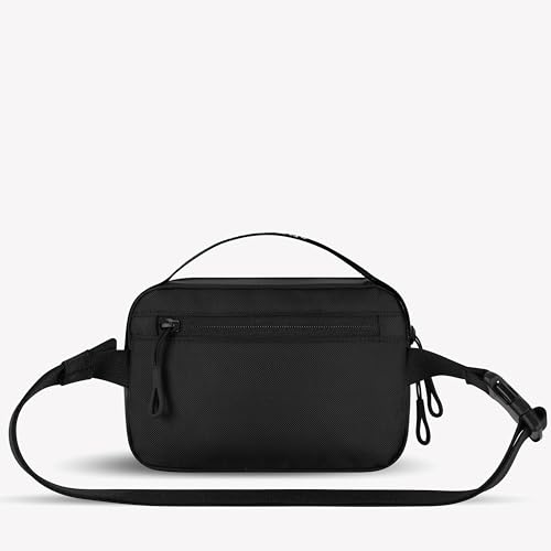 Sherpani Hyk, Small Sling Bag, Lightweight Travel Fanny Pack - color: Raven Classic