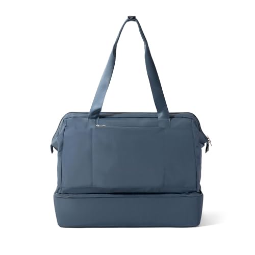 Modern Weekender - Lightweight 18"x15.7"x9.4" Duffel Carry-on Travel Bag for Women - color: Mist