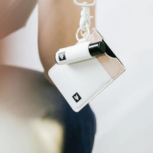 Thread Wallets Ultra Slim Minimalist Leather Card Holder Wallet (Off White) - color: Off White