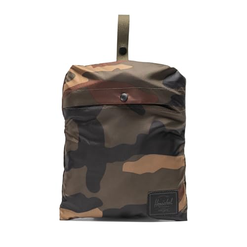 Herschel Unisex Portland Packable Tote - color: Woodland Camo/Black Label