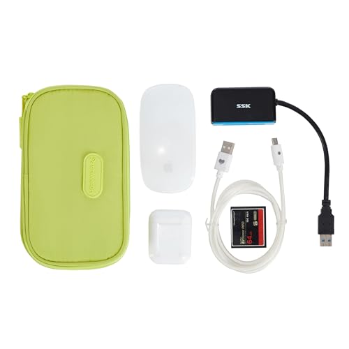 Travelon 2-in-1 Jewelry & Tech Organizer - color: Lime