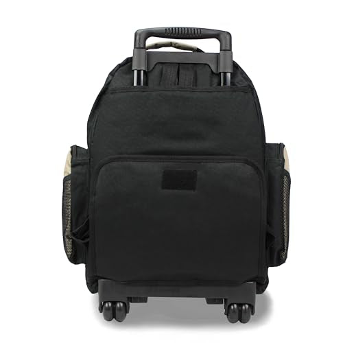 World Traveler Transworld 22-Inch Carry-On Rolling Backpack - Khaki - color: Khaki