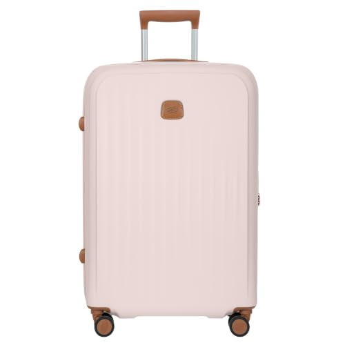 Bric's Taormina ultra-light medium 27" expandable check in trolley spinner - color: Pink, size: Checked-Medium