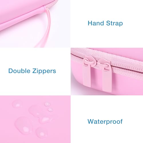 MOSISO Electronic Organizer Travel Compatible with MacBook Power Adapter - color: Pink