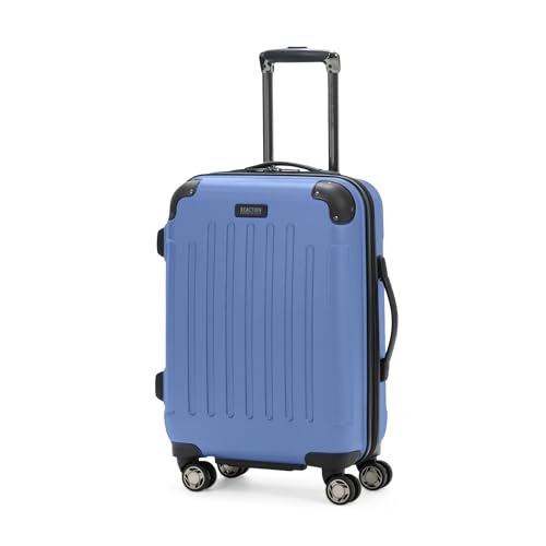 Kenneth Cole REACTION Renegade Luggage Expandable 8-Wheel Spinner Lightweight Hardside Suitcase, Periwinkle Blue, 20-Inch Carry On - color: Periwinkle Blue, size: 20-Inch Carry On