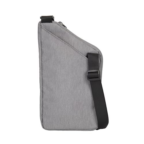 Travelon: World Travel Essentials Slim Crossbody Bag - color: Gray Heather