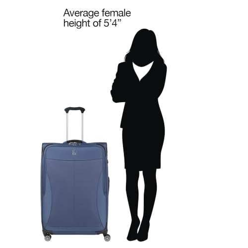 Travelpro 29" Softsided Checked Luggage, Expandable, TSA Lock, Ocean Blue - color: Ocean Blue, size: 29-Inch Checked-Large