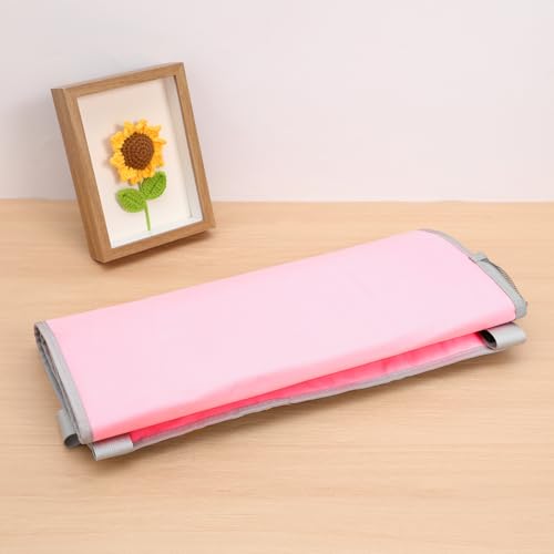 Cabilock Toddler Airplane Bed, Portable Kids Airplane Seat Extender, Plane Bed Soft Footrest Travel Essentials for Flying Flights Must-Have, Pink - color: Pink