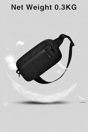 2.5L Sling Bag for Men, Travel Fanny Pack with RFID Blocking - size: 2.5L