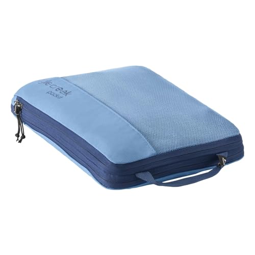 Eagle Creek Pack-It Isolate Compression - Lightweight Cube for Optimizing Luggage Space - Easy-Grab Zipper - Convenient Top Handle - Recycled Materials - Small - color: Blue Dawn, size: Compression Set – one Small and one Medium